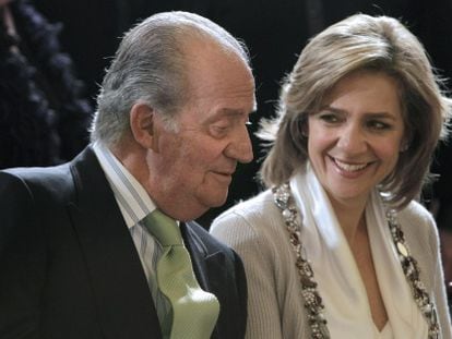 Juan Carlos' youngest daughter Cristina will no longer be part of the royal family.