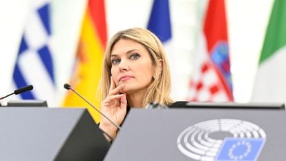 European Parliament vice president, Greek socialist Eva Kaili, at the European Parliament in Strasbourg, France November 22, 2022.