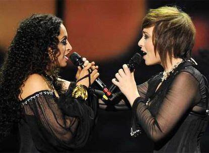 Noa and Mira Awad, at Eurovision 2009.