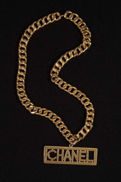 A necklace from the Chanel spring/summer 1991 collection.