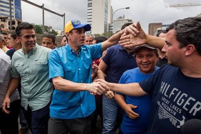 Venezuelan opposition leader Henrique Capriles.