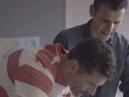 A frame from the El Corte Inglés ad.