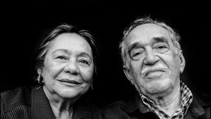 Mercedes Barcha and Gabriel García Márquez in 2008.