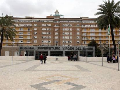 Virgen del Rocío hospital in Seville, where the patient is being treated.