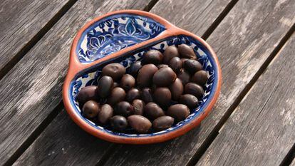 Home cured olives.