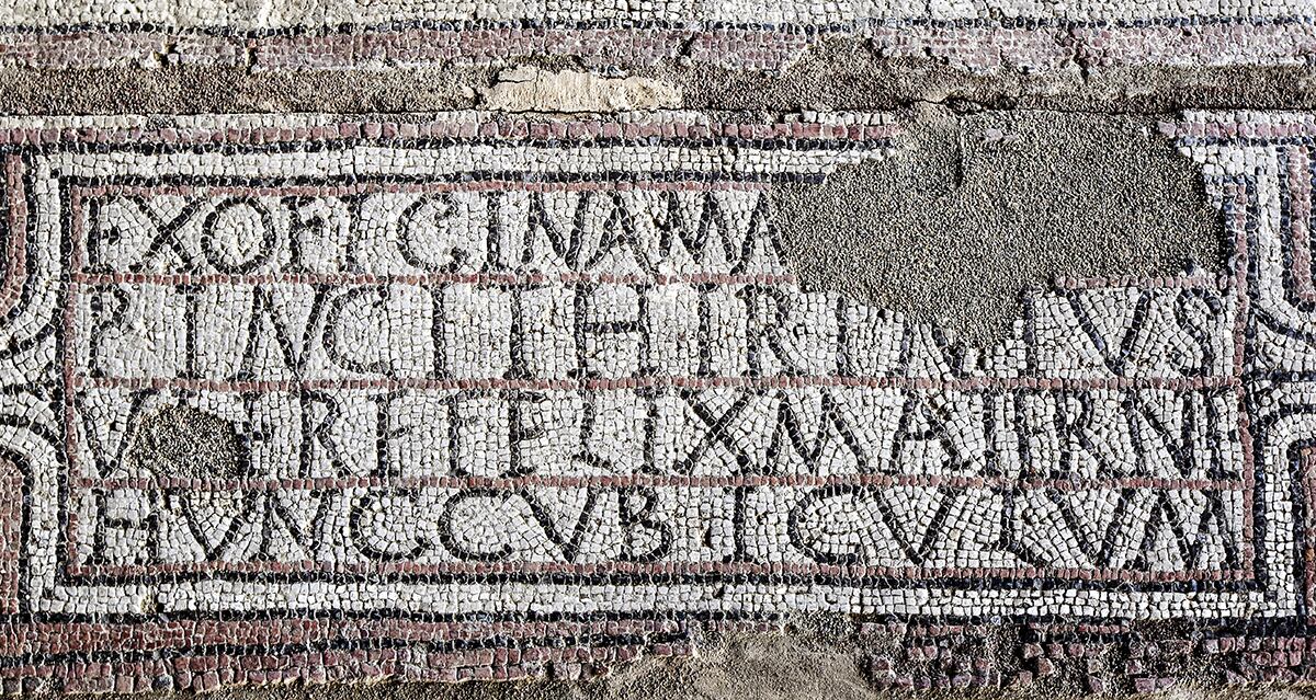 A mosaic with the name Maternus on it was found in the master bedroom. 