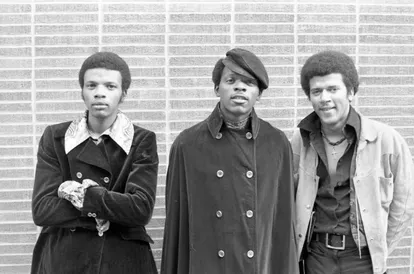 The Delfonics, with William Hart in the middle.