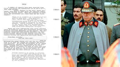 Declassified document by the U.S. Government and Augusto Pinochet