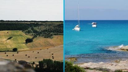 Urueña in Valladolid (l) and San Francesc in Formentera in the Balearic Islands.