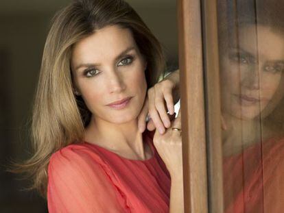 A portrait of Princess Letizia on the occasion of her 40th birthday last year. 