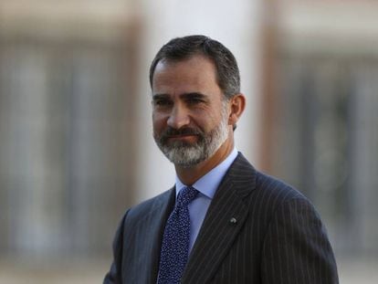 Felipe VI at an official event in Madrid on Monday.
