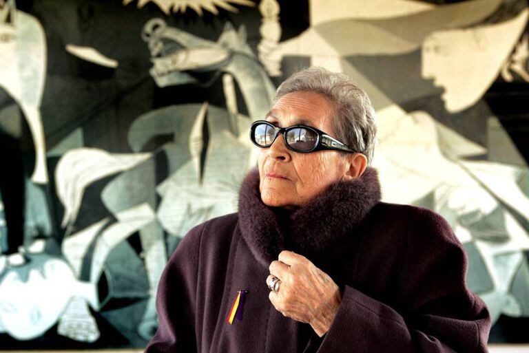 Spanish concentration camp survivor Neus Català in 2005.