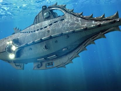 The ‘Nautilus’ submarine from Disney’s 1954 adaptation of the Jules Verne novel, ‘20,000 Leagues Under the Sea.’
