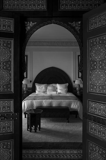 One of the rooms at La Mamounia.
