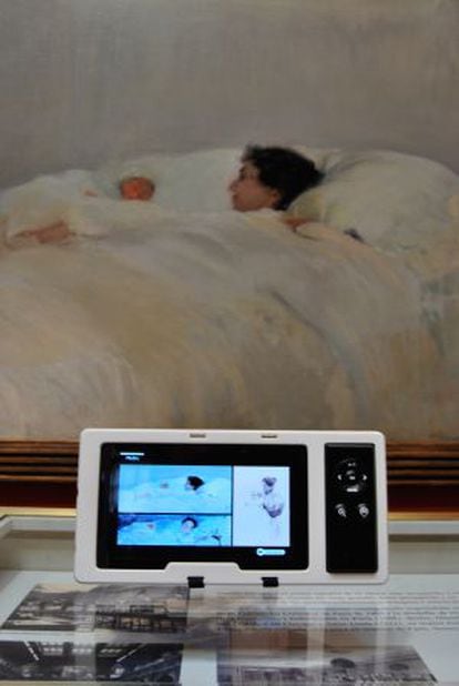 A demo of the Spain-created GVAM technology at the Sorolla Museum in Madrid.