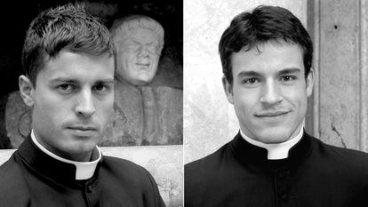Two members of the clergy, who appear in the Italian calendar.