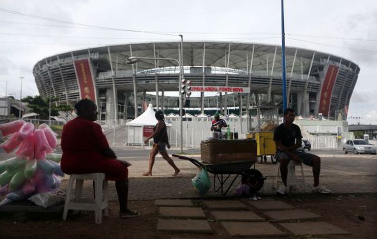 The Itaipava Arena Fonte Nova, which will host matches during the 2014 Fifa World Cup, which begins on June 12.