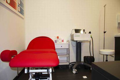 A consultation room in the Doctor Life clinic, in a image used by the company in a press release.