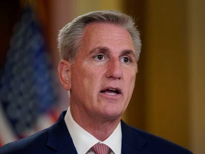 House Speaker Kevin McCarthy on Capitol Hill in Washington D.C.