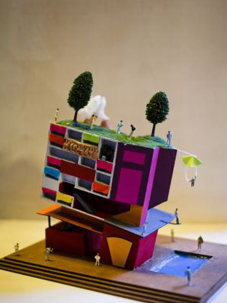 One of the models featured in the We Traders show at Madrid’s Matadero.