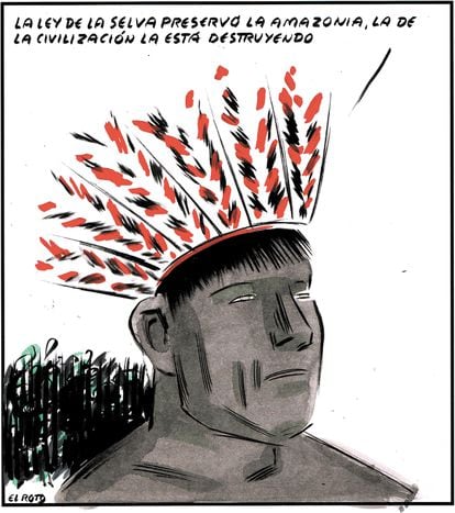 “The law of the jungle preserved the Amazon, the law of civilization is destroying it.”