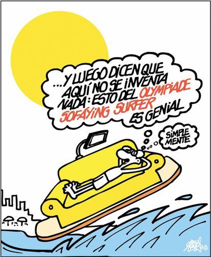 – And they say nothing is invented here...this "Olympiade Sofaying Surfer" is great! Just great.
