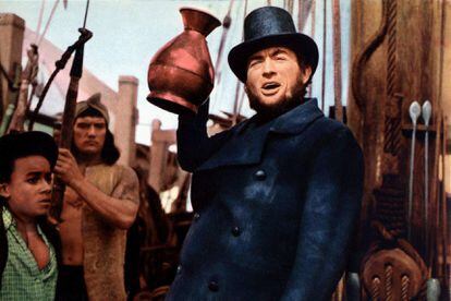 Gregory Peck as Captain Ahab in 'Moby Dick.'