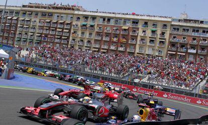 The Valencia region spent billions on special events, such as the European Grand Prix.