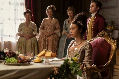 India Amarteifio in the second episode of ‘Queen Charlotte: A Bridgerton Story.’