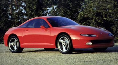Toyota Supra. The final design of the Toyota Supra was not by Calty, but they did want to imagine what the fourth generation of the Japanese sports car would look like. Their creation was a less GT vehicle, but some of its lines did make it into the production model.
