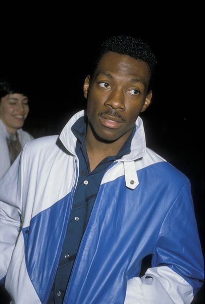 Eddie Murphy at a party in New York in 1984.