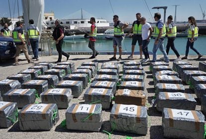 The police seized 1.5 tons of cocaine from a yacht in Cádiz.