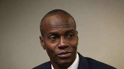 Jovenel Moïse in Washington on April 20, 2016, when he was still a presidential candidate.