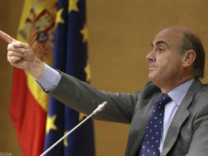 Spanish Economy Minister Luis de Guindos says Spain will meet deficit goals.