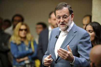 Spanish Prime Minister Mariano Rajoy, pictured last week at a PP event. 