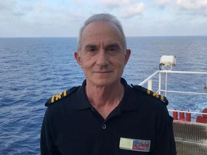 Captain Sait Bektasoglu participated in the search for survivors of the wrecked fishing boat in Greek waters, on June 13.