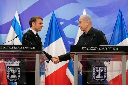 Macron y Netanyahu