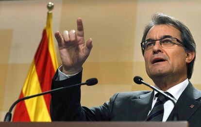 Artur Mas, the acting premier of the Catalonia region. 