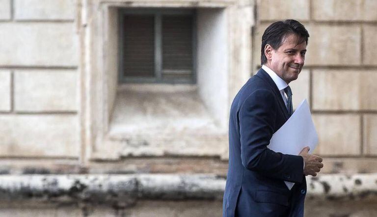 Italian PM Giuseppe Conte.