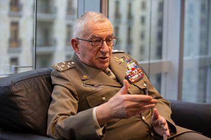 General Claudio Graziano in his office in Brussels on Tuesday.