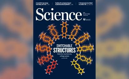 The cover of the July 14 issue of ‘Science,’ featuring the research study led by Diego Peña.