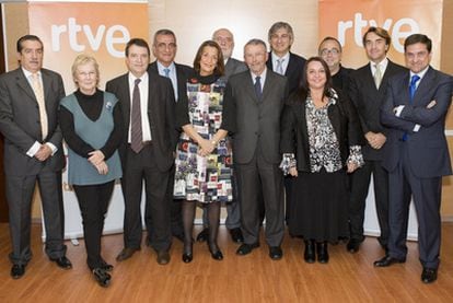 RTVE board members, pictured earlier this month.