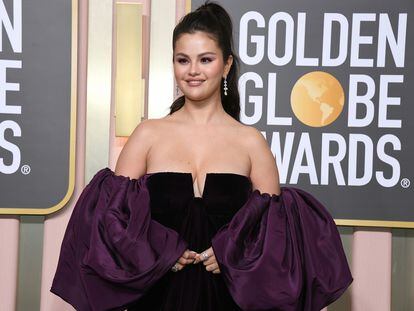 Selena Gomez at the Golden Globe Awards on January 11.