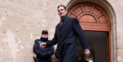 King Felipe’s brother-in-law, Inaki Urdangarin, pictured in Mallorca in this file photo.