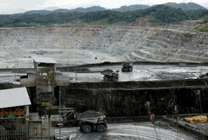 The copper mine operated by Minera Panamá, a subsidiary of First Quantum.