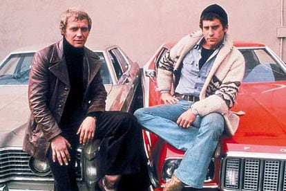 David Soul and Paul Michael Glaser were, respectively, Hutch and Starsky. The series named after them, ‘Starsky and Hutch,’ was inspired by two real New York police officers and aired for four seasons.