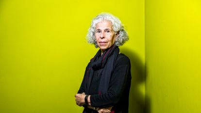 Haifa Zangana, Iraqi writer and political activist, photographed in November at Casa Arabé, Madrid.