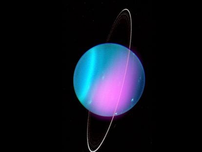 An image of Uranus taken by NASA's Chandra telescope.