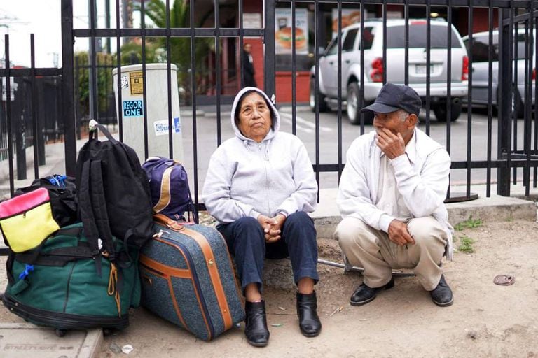 Mexicans at the United States border.