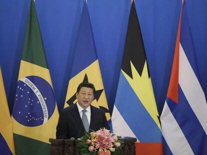 Chinese President Xi Jinping during the first China-CELAC Forum meeting held in Beijing in January 2015.